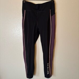 Sweaty Betty Black and Purple Leggings